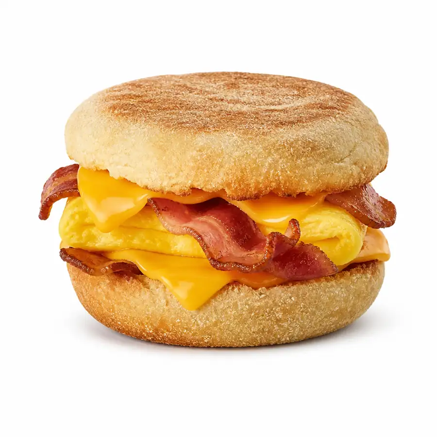 Bacon, Egg & Cheese Muffin from the Chick-fil-A menu