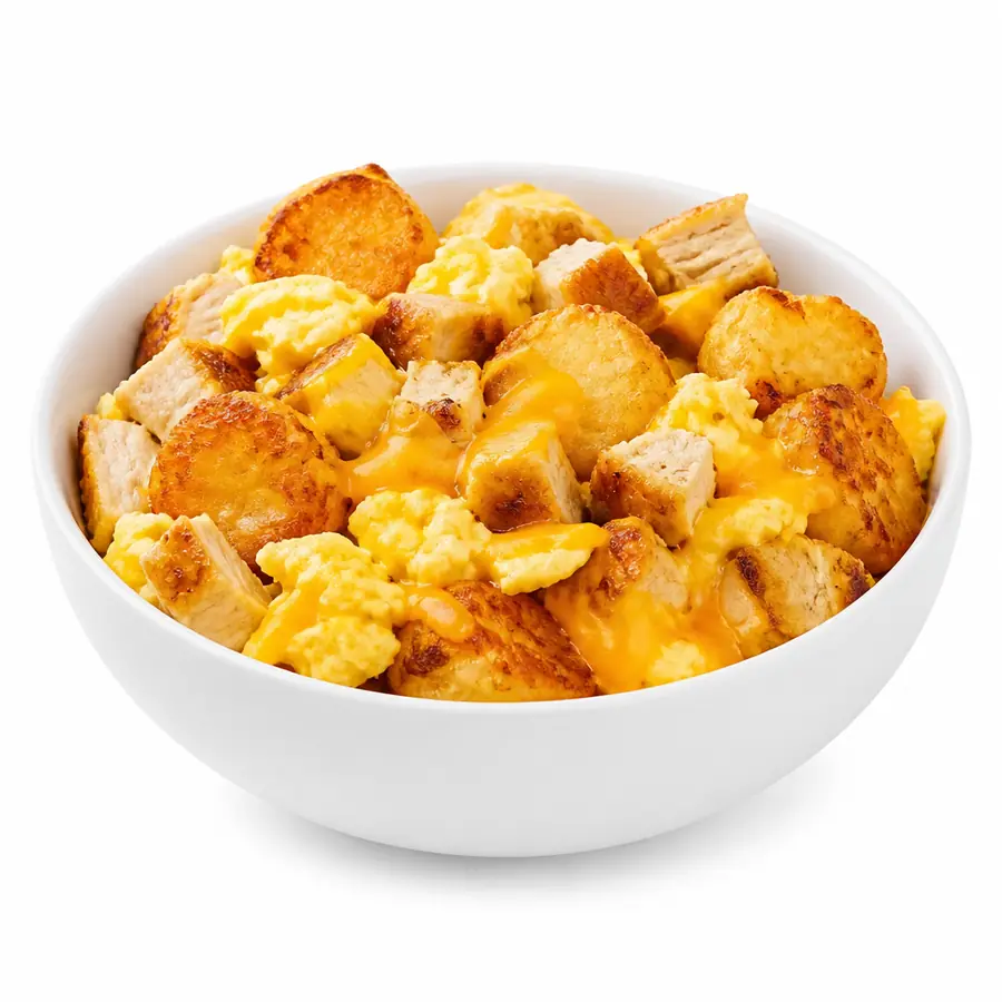 Hash Brown Scramble Bowl from the Chick-fil-A menu
