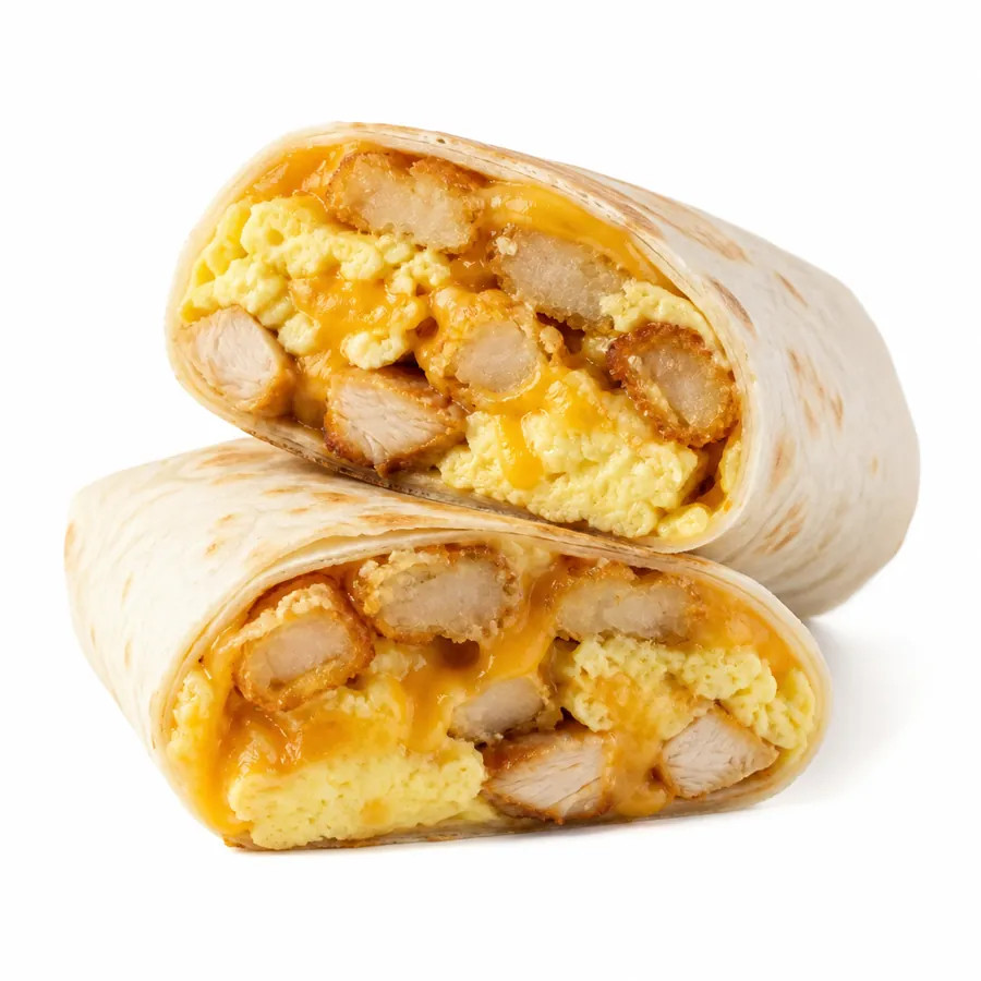 Hash Brown Scramble Burrito from the Chick-fil-A menu